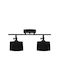 Heronia Ceiling Mount Light 20cm Black