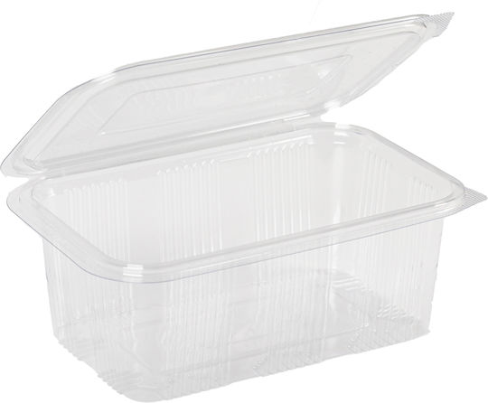 Thalassinos Vas De Unică Folosință Din Plastic Tip Greu Pet Capac Integrat Capacitate 1000ml Transparent 100buc Em6225