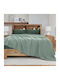 Lino Home Cocoon Pique Double Blanket 220x240cm Mint
