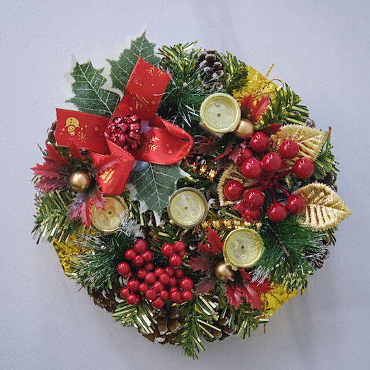 Velve Christmas Decorative Wreath 22cm
