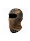 Fixato Cagulă Camuflaj Unisex Protecție UV Material Elastic Respirabil Mărime Unică Maro Pământiu