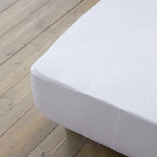 Nima Protective Cover Set with Pillowcases Queen Waterproof with Elastic Bands Abbraccio White 160x200+40cm
