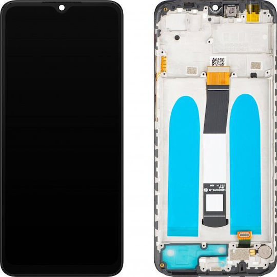 MP Екран със Сензорен Механизъм за Xiaomi Poco C40, Redmi 10 Power, 10C (Черен)