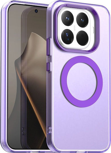 Techsuit Candycase Umschlag Rückseite Kunststoff / Silikon Lila (Xiaomi 15T Pro)