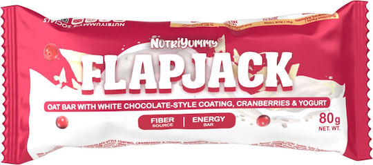 Nutriyummy Flapjack Bar Oat Energy With Chocolate 80gr