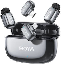 Boya Mini 2 Lightning & Type-C Microfon Fără Sârmă De Rever, Clip On Boya Mini 2 Lightning & Type-C Microfon Fără Sârmă De Rever, Clip On