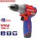 WorkPro WP460201 Mașină De Găurit Cu Baterie Fără Perii 12V 2x2Ah