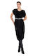 Midi Abendkleid Crocodile