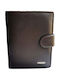 Leather Men's Wallet Classic Brown