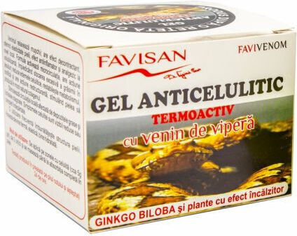 Gel Termoactiv Anticelulitic Viper Venom Favivenom 200ml Favisan