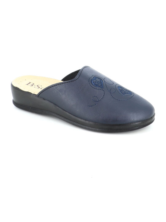 B-Soft Winter Women's Slippers Blue