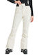 Roxy Rising High ERJTP03295-WCF0 Women's Trousers for Ski & Snowboard Soft Shell White