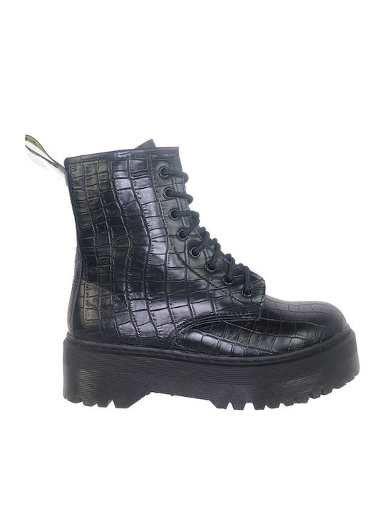 Stiefeletten Damen Schwarz