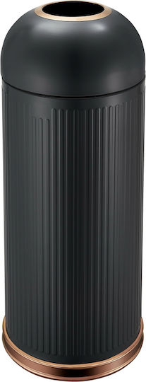 SMASH DESIGN LUXURY BINS Coș De Gunoi Din Plastic Negru 58lt