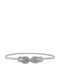 Elastic Women's Belt Silver