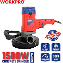 Λειαντηρας Μπετου 1500w Φ125mm Wp472412 Workpro Profi