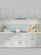 Πίσω Πάνελ Κουζίνας 2 Pcs Λευκό 100 X 40 Cm Σκληρυμένο Γυαλί 3415422 Λευκό