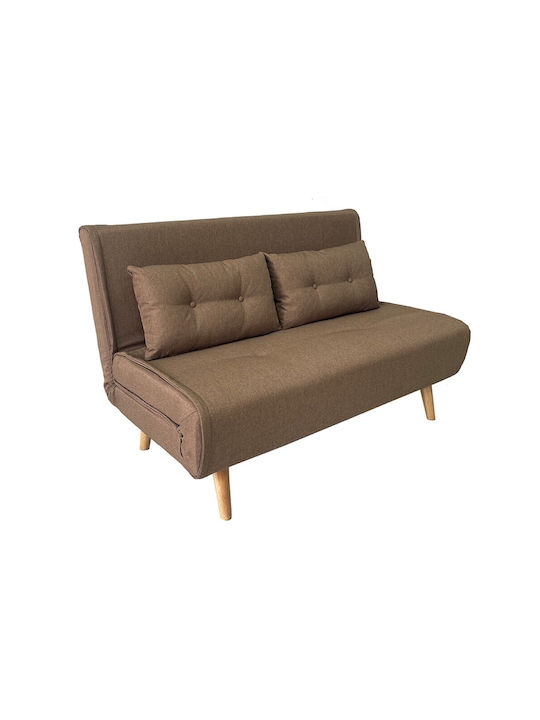Sara Doppelsitzer Sofa Bett Braun 134x80x84cm
