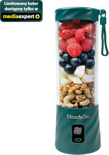 BlendyGo Blender with Plastic Jug 550 ml Green
