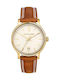 Trussardi Tinedito Men's Watch Battery with Brown Leather Strap