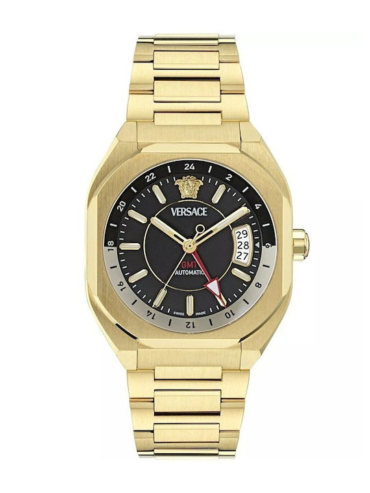 Versace V-contempo Ανδρικό Ρολόι Αυτόματο Χρυσό