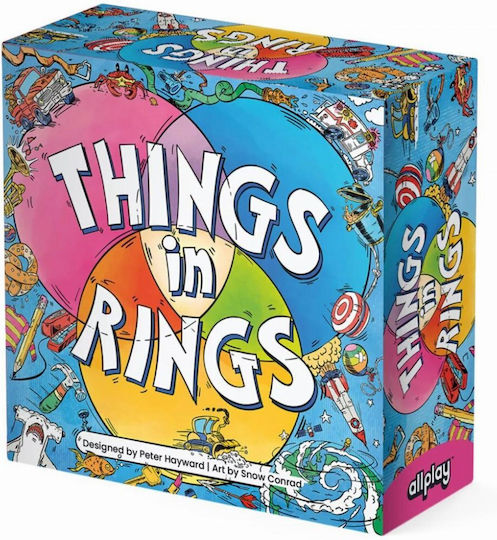 Board Game Things in Rings for 2-6 Players 6+ Years Old (EN) Allplay