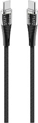 TTEC USB 2.0 Cable USB-C Male - USB-C 60W Black 1.2m TTEC USB 2.0 Cable USB-C Male - USB-C 60W Black 1.2m