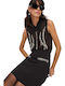 Women's Blouse Sleeveless Black