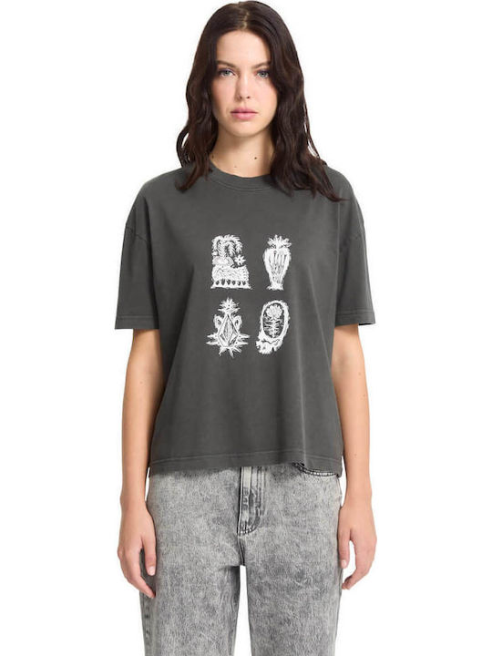 Women's T-shirt Vintage Black