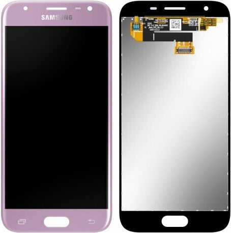 Οθόνη Lcd+touch με Μηχανισμό Αφής για Samsung Galaxy J3 2017 (Ροζ)