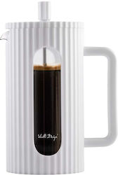 Vialli Design Livio Weiß 1l Filterkaffeemaschine Handbetrieb
