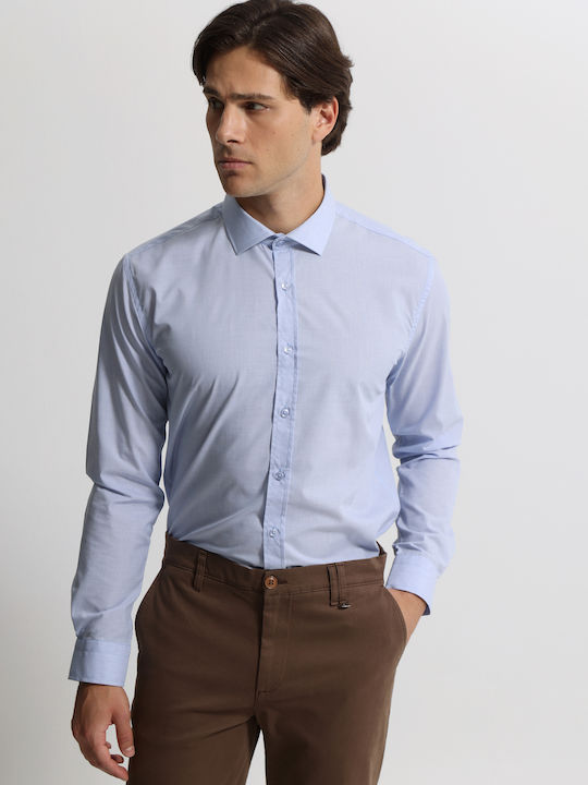 Tresor Genaro Langärmlig Jeans Hemd Light Blue