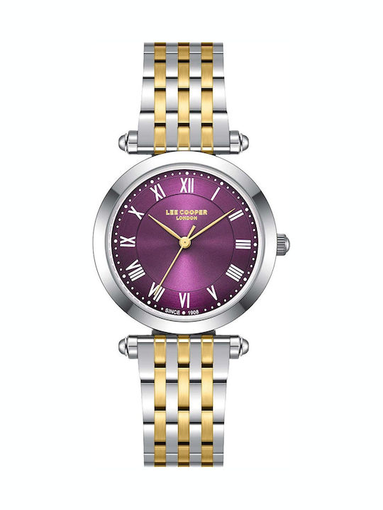 Lee Cooper Tone Γυναικείο Ρολόι 32mm Μπαταρίας με Χρυσό Μεταλλικό Μπρασελέ