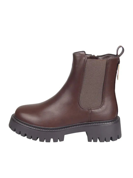 Envie Shoes Women's Chelsea Boots Brown