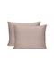 Cotton Box Tonne Set Față de Pernă cu plic de acoperire Bej 50x80cm.