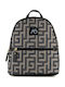 Fabric Women's Backpack Gray bgpk-arg69835-grytp
