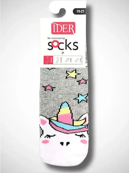 IDER Kids' Socks Non-Slip Gray