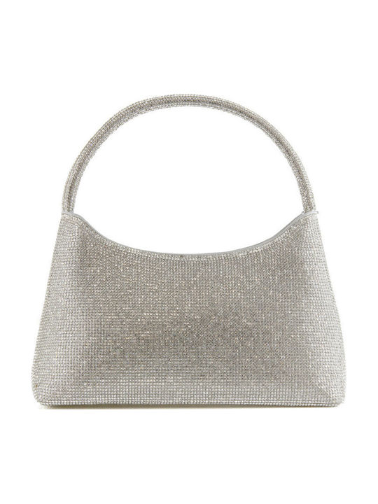 Damentasche Handtasche Silber
