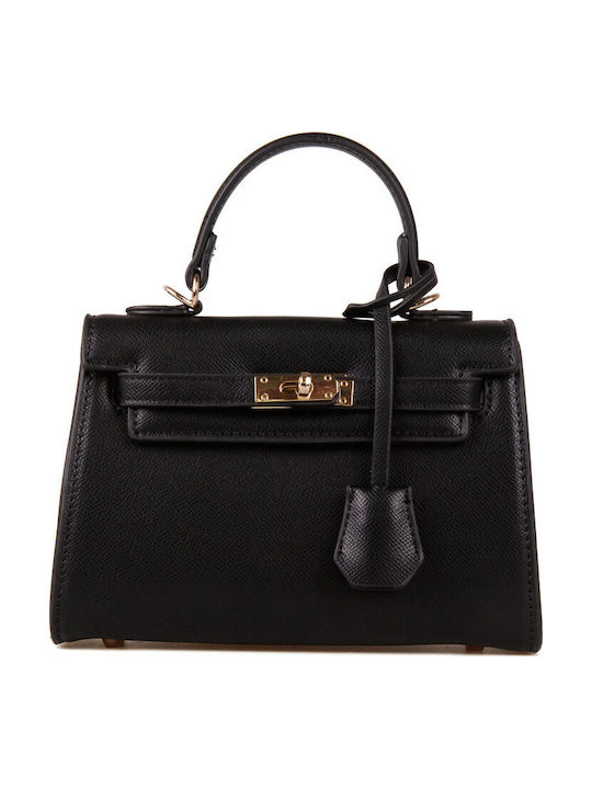 Silia D Women's Black Satchel Bag
