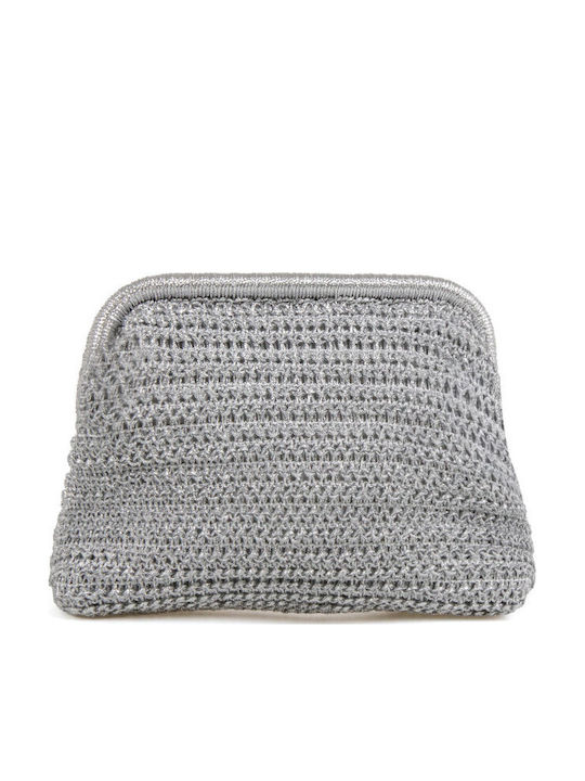 Silia D Straw Women's Bag Handbag Silver