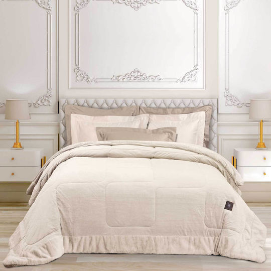 Greenwich Polo Club Κουβερτοπάπλωμα Υπέρδιπλο 240x250εκ. 3965 Ivory