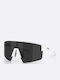 Bliz Unisex Ochelari de soare cu Alb Cadru și Negru Lentilă
