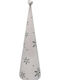 Metal Christmas Cone Light Led Battery 11.5 X 11.5 X 39cm