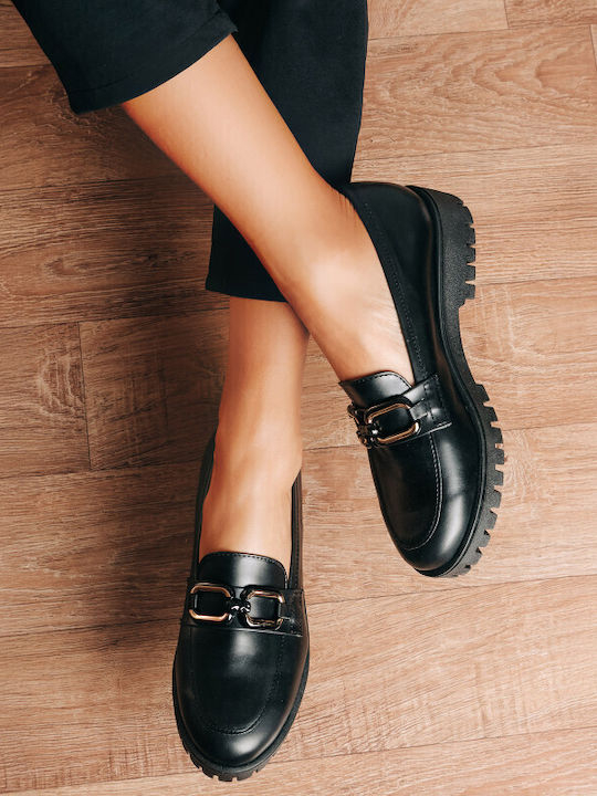 Damen Loafers in Schwarz Farbe