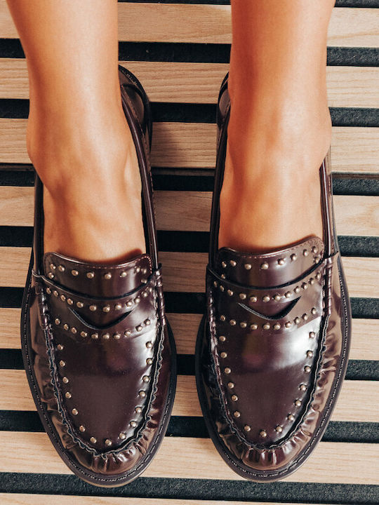 Women's Loafers in Brown Color