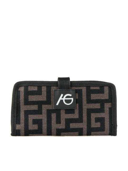 Fabric Women's Wallet Classic Brown