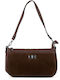 Women's Shoulder and Crossbody Bag Suede Brown