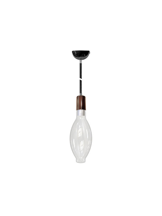 Adeleq Torpedo Torpedo Pendant Light Black with...