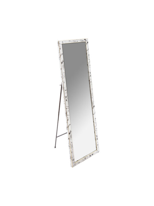 A-s Marble Καθρέπτης με Πλαστικό Πλαίσιο 126x35cm
