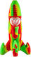 Rasta Bong 20cm Mehrfarbig